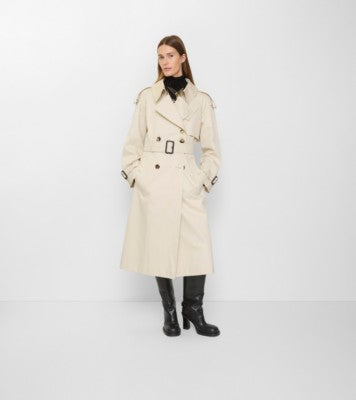 Long Gabardine Fitzrovia Trench Coat