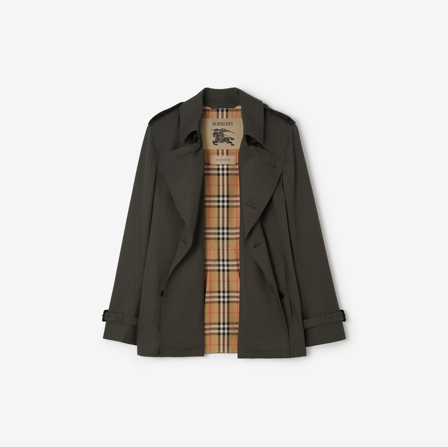 Extra-short Tropical Gabardine Kensington Trench Coat