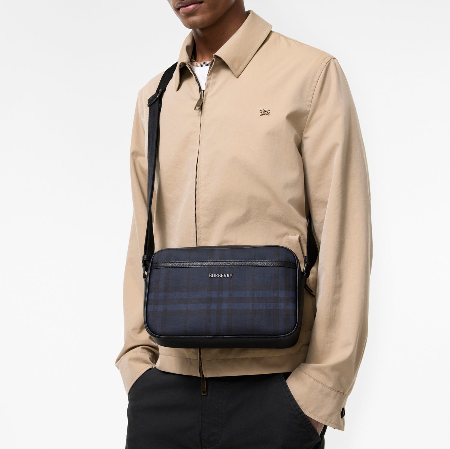 City Check Crossbody Bag