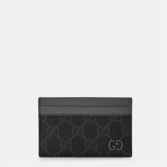 Men's GG Monogram Canvas Card Holder