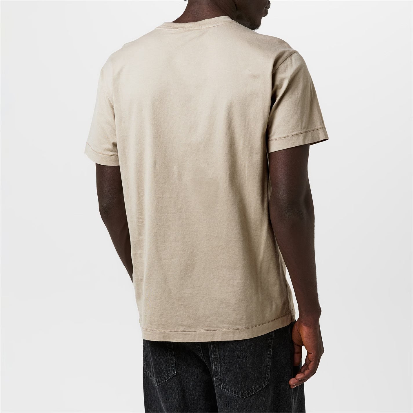 STONE ISLAND Men's Cotton Compass Logo Patch T-Shirt