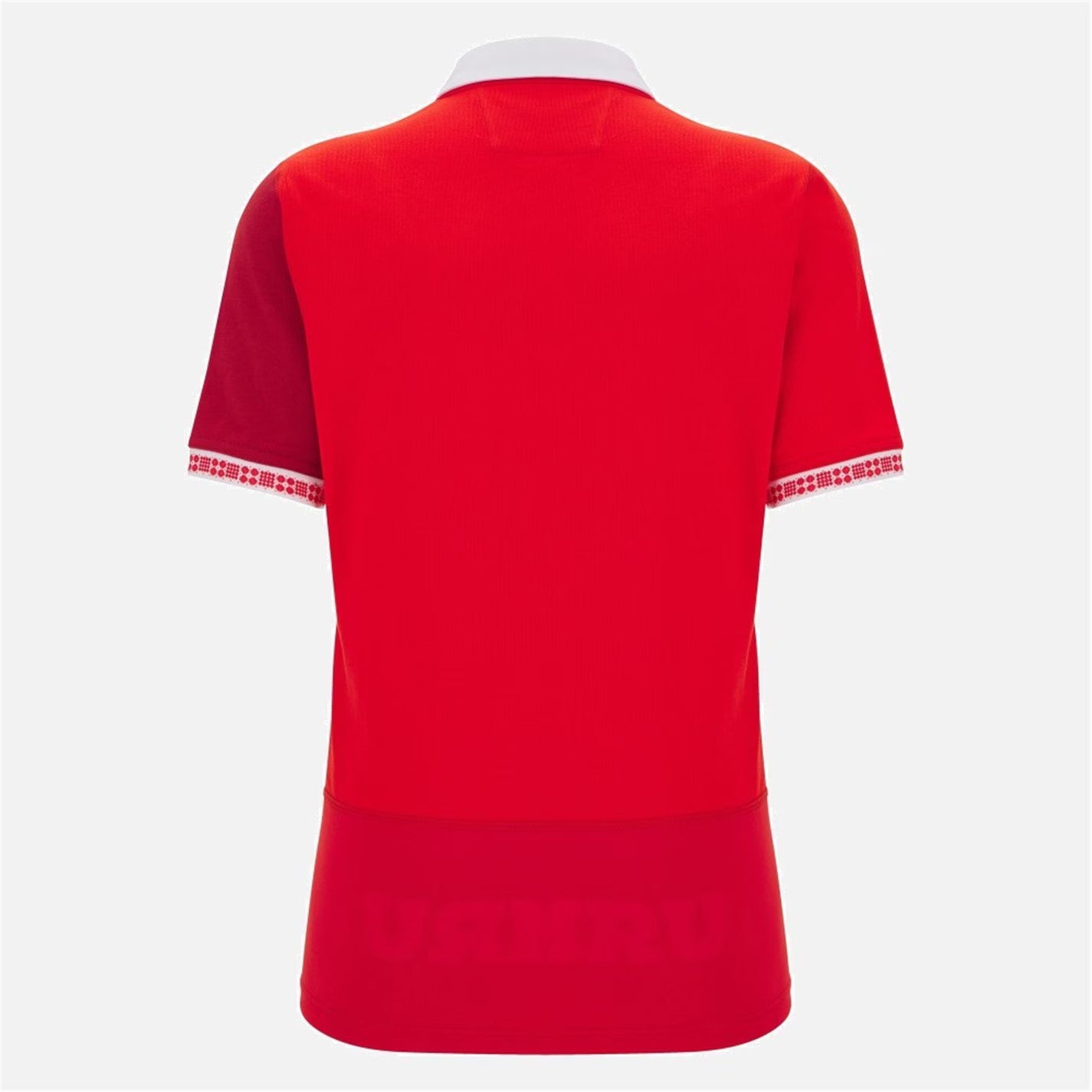 Macron Wales Rugby Home Polo Shirt 2025 Womens