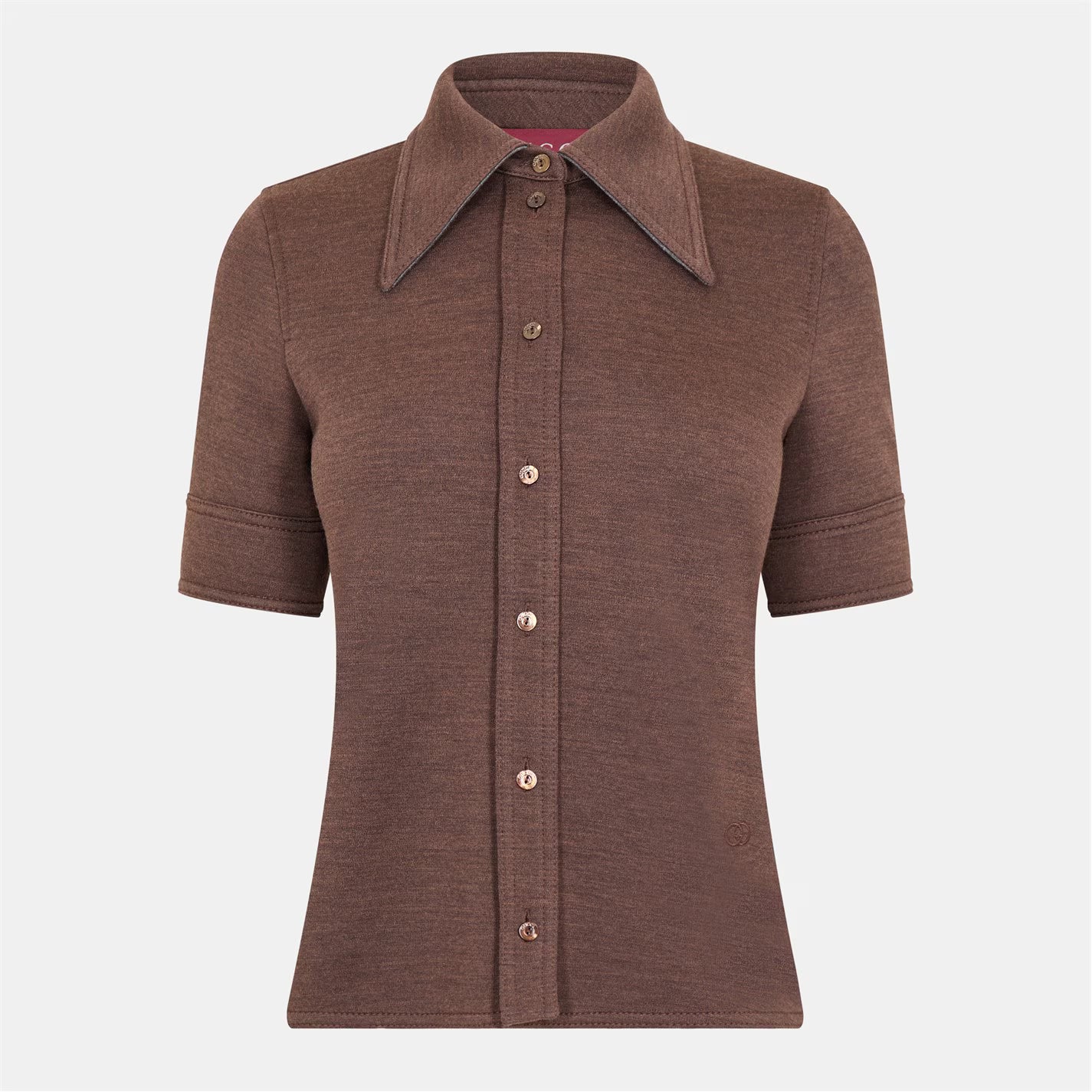 GUCCI Women's Short-Sleeve Patterned Shirt