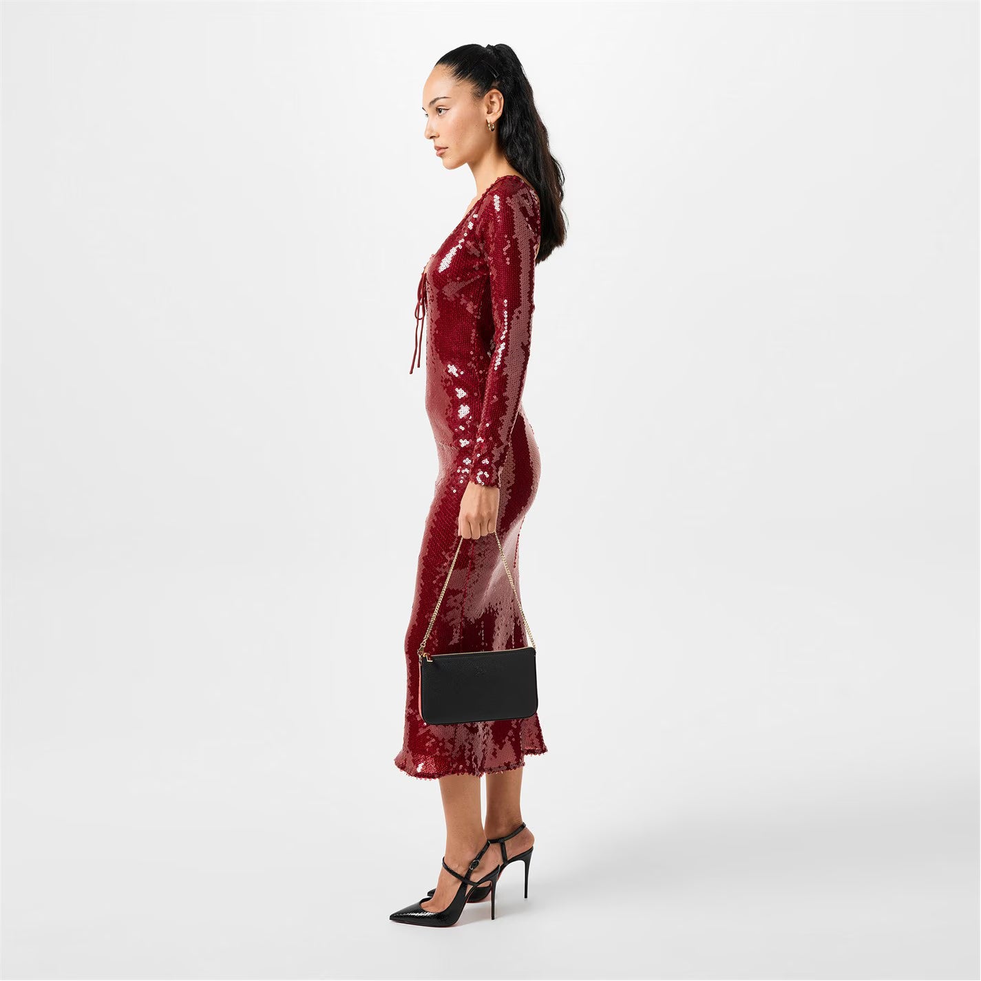 Jenlove 100mm Leather Heeled Pumps