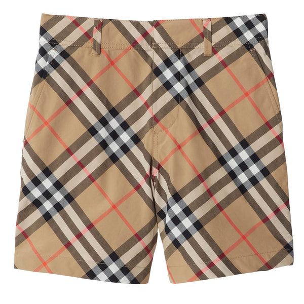 Juniors' Checked Cotton Oscar Shorts