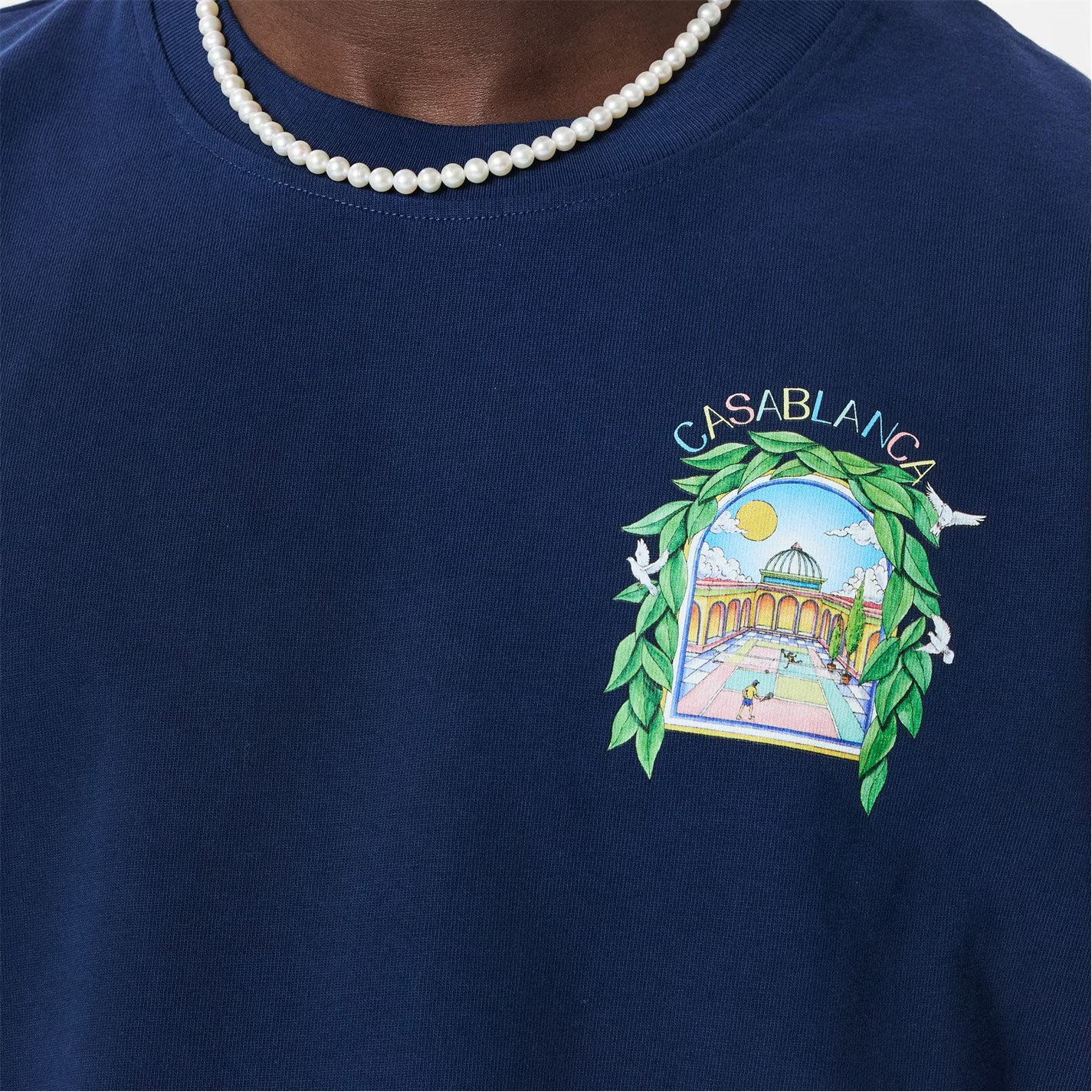 Men's Graphic Cotton L'Arche Tennis Club T-Shirt