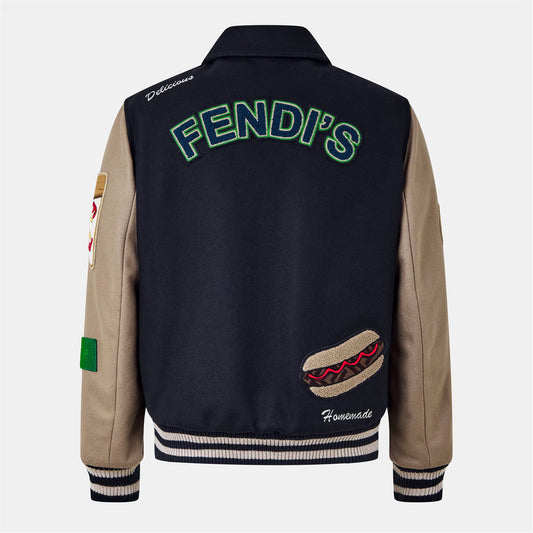 Men's lic Wool Long Sleeve Coach Jacket