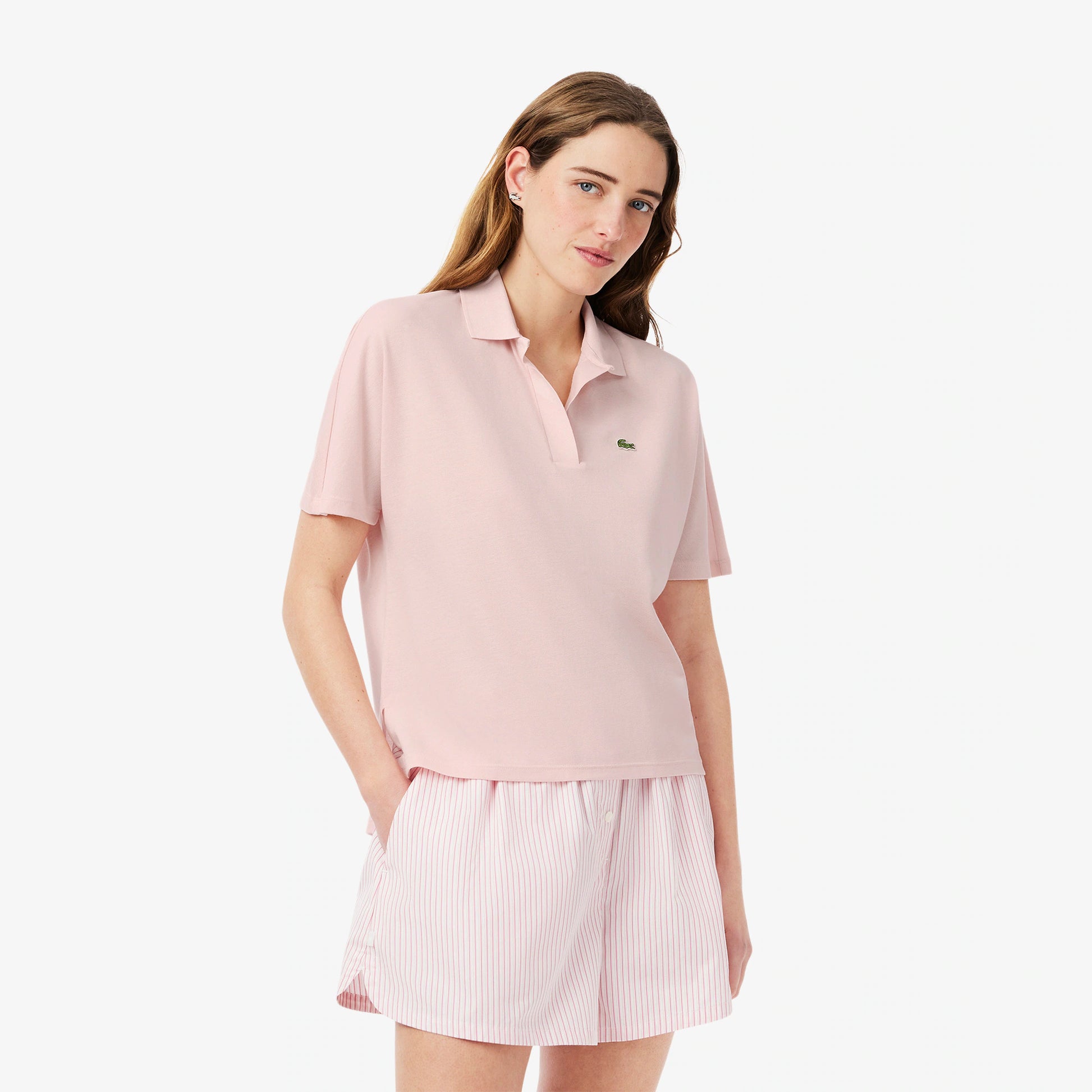 Relaxed Fit Fluid Piqué Polo Shirt