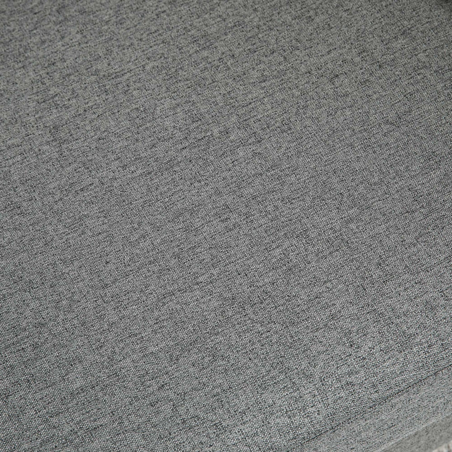 HOMCOM 2 Seater Wooden Sofa with Wood Legs and Armrest - Grey