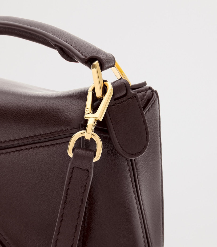 LOEWE Mini Leather Puzzle Top-Handle Bag