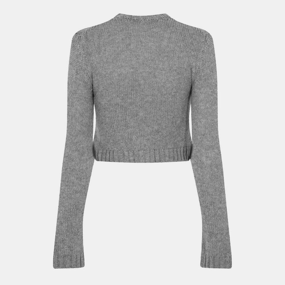 Prada Women's Argyle Fine Knit Cardigan
