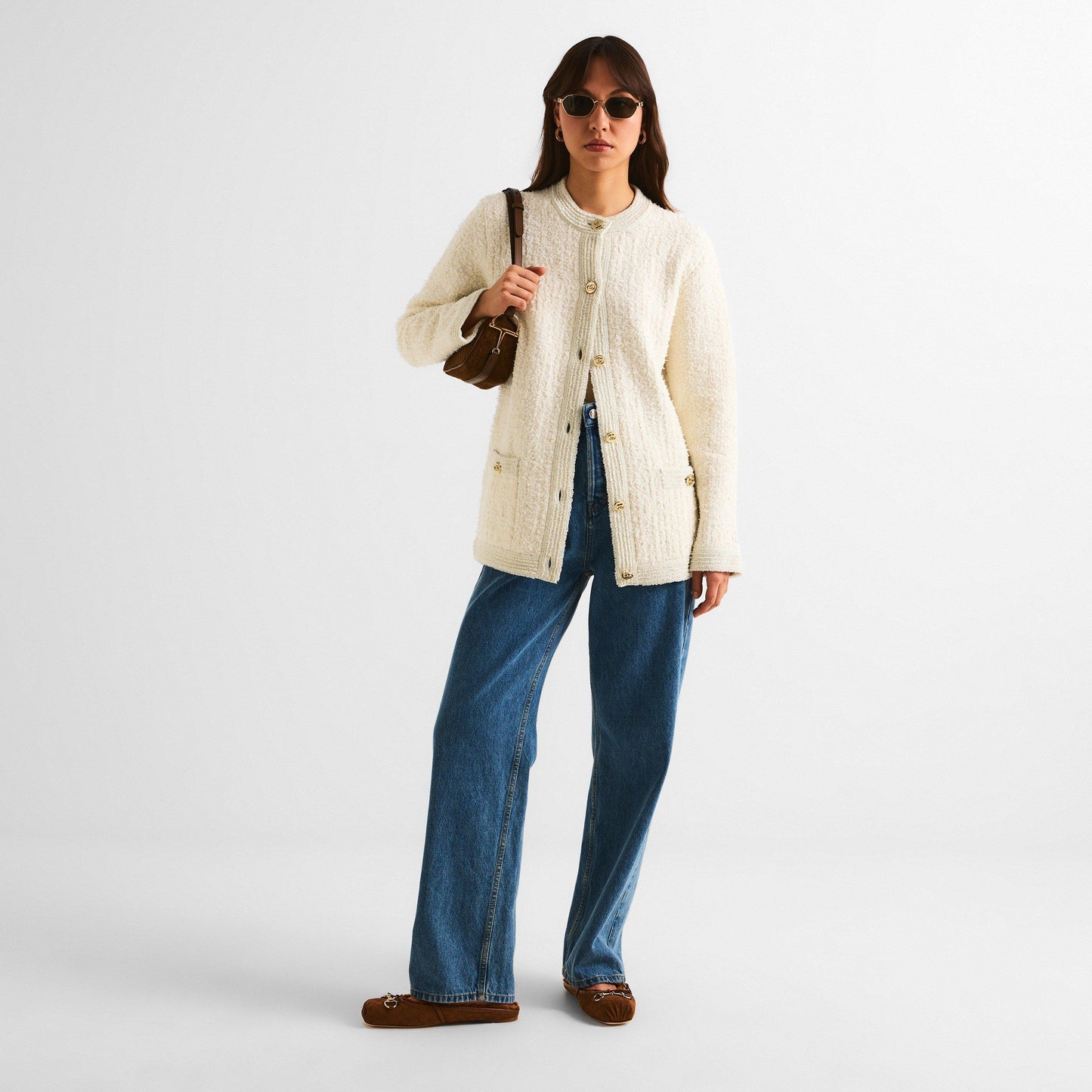 Gucci Women's Tweed Cardigan