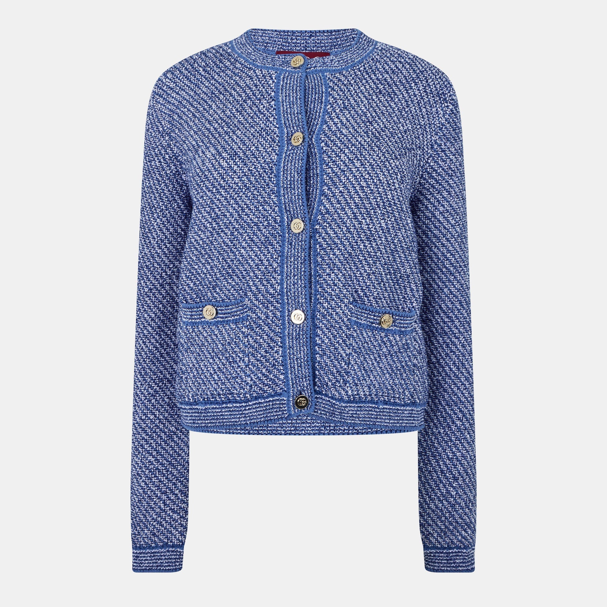 Gucci Cotton Crewneck Cardigan