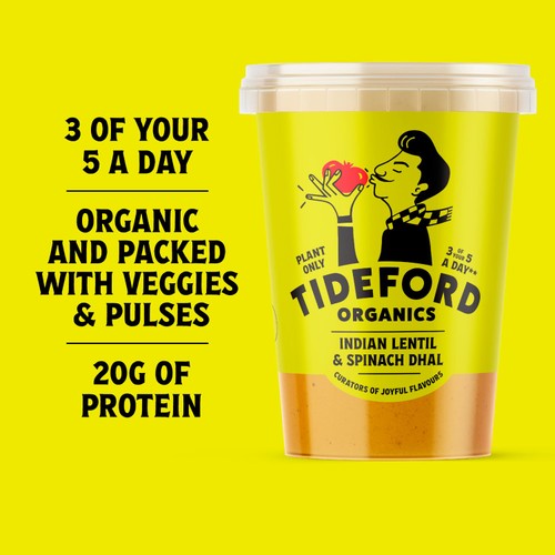 Tideford Organic Lentil & Spinach Dhal Soup