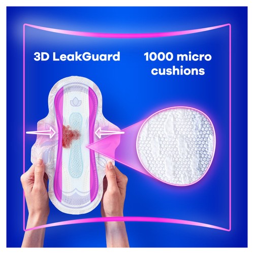 Always Platinum Long Sanitary Towels Wings Size 2