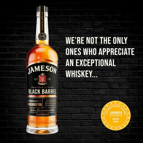 Jameson Black Barrel Triple Distilled Blended Irish Whiskey