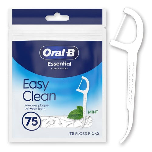 Oral-B Essential Floss Pick 75 Pack