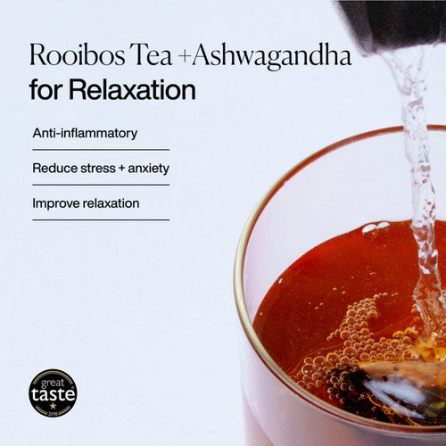 MISSION Calm Rooibos Tea Bags with Cocoa Nibs + Ashwagandha