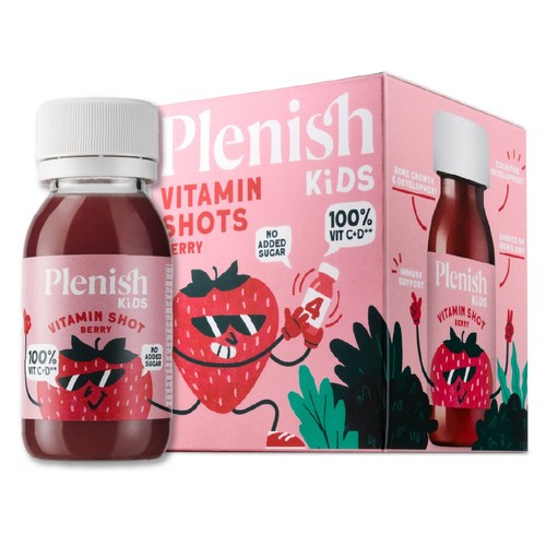 Plenish Kids Strawberry Shot Multipack
