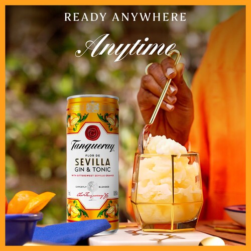 Tanqueray Flor De Sevilla Gin & Tonic Ready to Drink Can