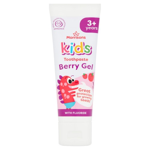 Nutmeg Kids 3+ Years Berry Stripe Toothpaste