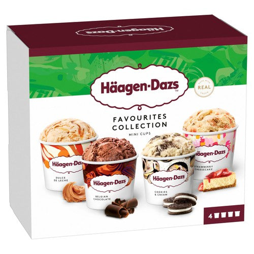 Haagen Dazs Favourites Collection Mini Cups Ice Cream
