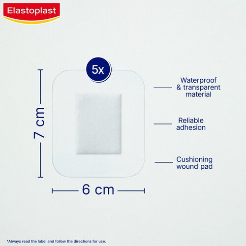 Elastoplast Waterproof Wound Pad Dressing XL