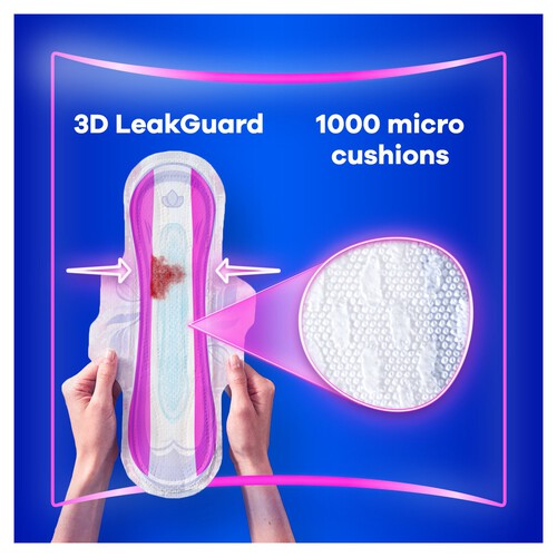 Always Platinum Day & Night (Size 3) Sanitary Towels With Wings