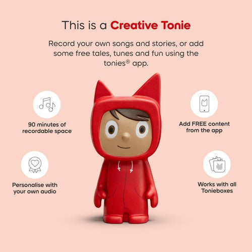 Tonies Red Toniebox 2 with Creative Tonie