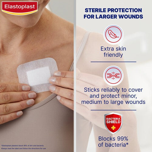 Elastoplast XL Sensitive Dressing Plasters 5s