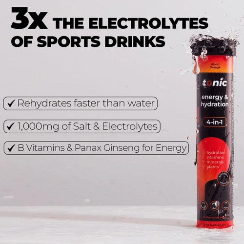 Tonic Health Energy & Hydration Effervescent Tablets