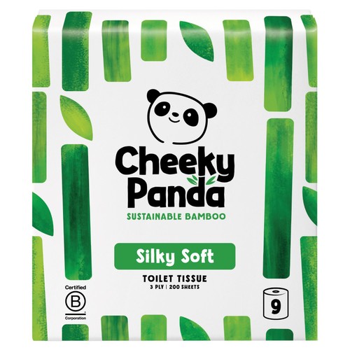 Cheeky Panda Natural Bamboo Toilet Tissue