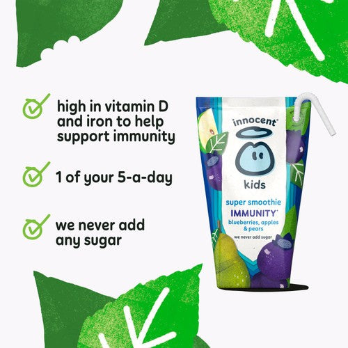 Innocent Kids Blueberries, Apples & Pears Super Smoothies with vitamins