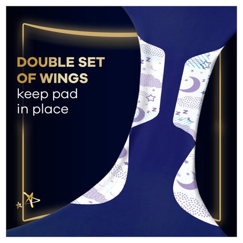 Always Sanitary Towels Ultimate Night With Wings - Size 6