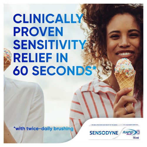Sensodyne Rapid Relief Sensitive Toothpaste Original Mint 75ml