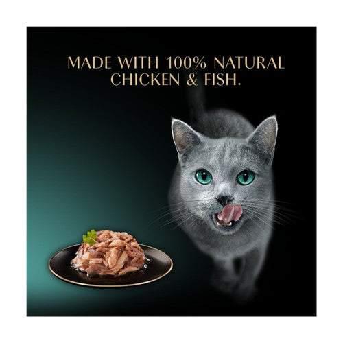 Sheba Fillets Cat Food Tray Chicken and MSC Tuna in Gravy
