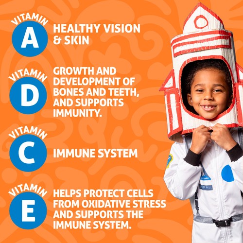 Haliborange Kid's Softies Omega-3 & Multivitamin Orange Gummies 3-12yrs
