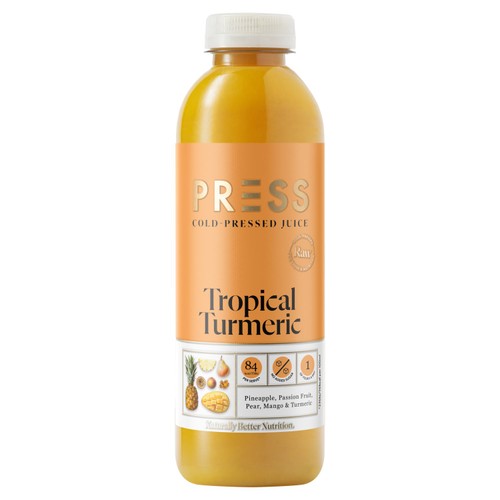 PRESS Healthfoods Tropical Turmeric Cold-Pressed Juice