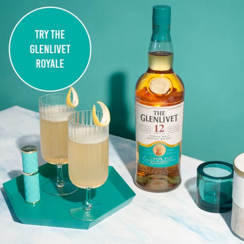The Glenlivet 12 Year Old Single Malt Scotch Whisky With Giftbox