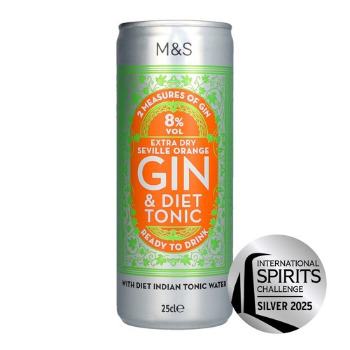 M&S Seville Orange Gin & Diet Tonic
