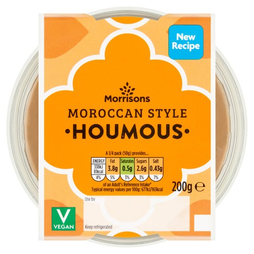 Morrisons Moroccan Style Houmous 200g