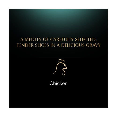 Sheba Select Slices Cat Food Tray with Chicken in Gravy
