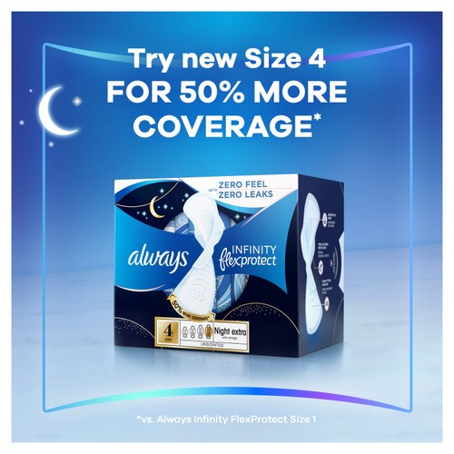Always Sanitary Towels Infinity Normal (Size 1) Wings