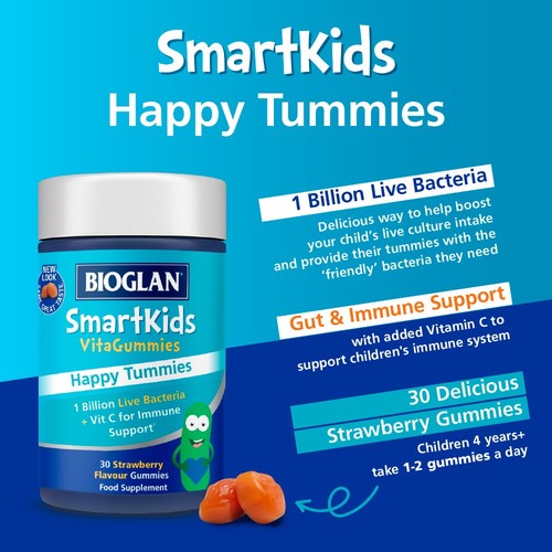 Bioglan SmartKids Vitagummies Happy Tummies