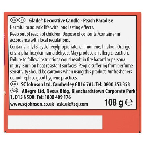 Glade Candle Peach Paradise