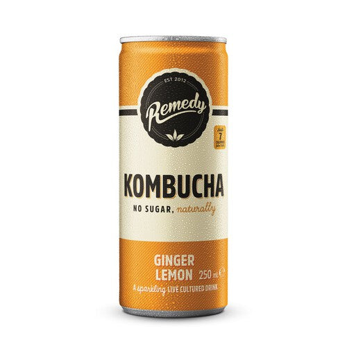 Remedy Kombucha Ginger Lemon Multipack