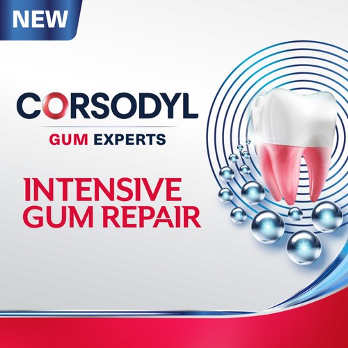 Corsodyl Intensive Gum Repair White & Polish Toothpaste 75ml
