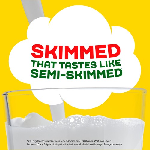 Arla BOB Skimmed Milk Tastes like Semi Skimmed