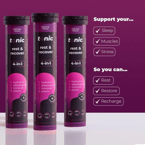 Tonic Health Rest & Recover Effervescent Tablets - Cherry