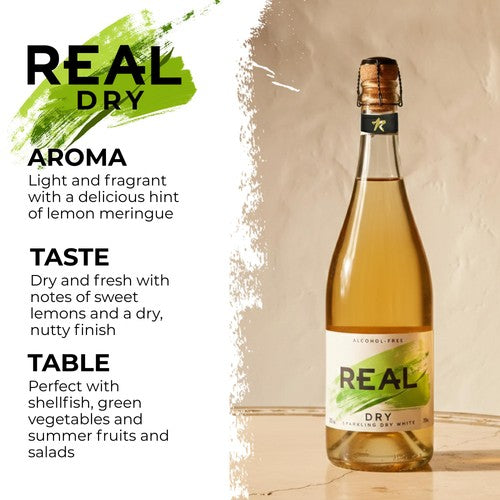 REAL Dry Alcohol Free Sparkling White